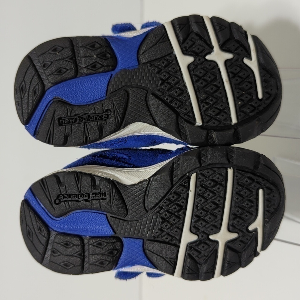 New Balance 888 blue suede sneakers toddler size 4 EU 20 - Picture 7 of 9